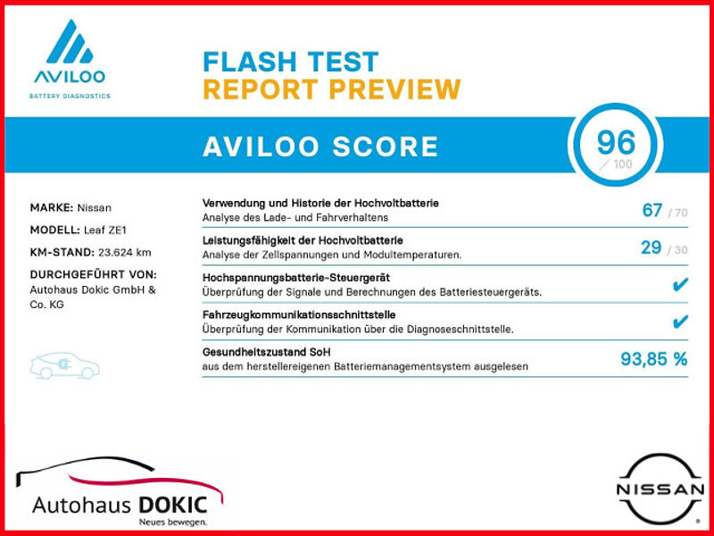 Nissan Leaf e+ Tekna 62 kWh AT Navi Leder 360 LED BOSE